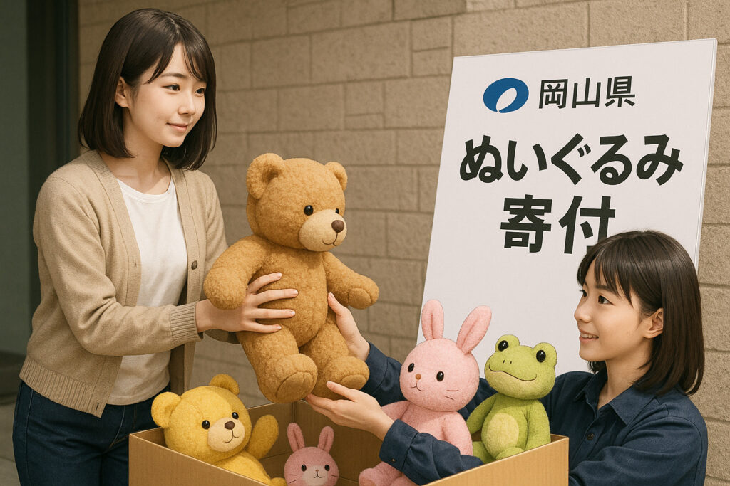 岡山県 ぬいぐるみ寄付 持ち込み