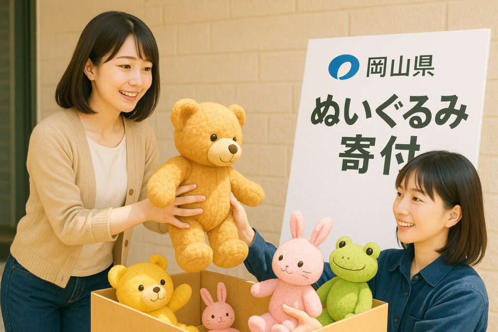 岡山県 ぬいぐるみ寄付 持ち込み